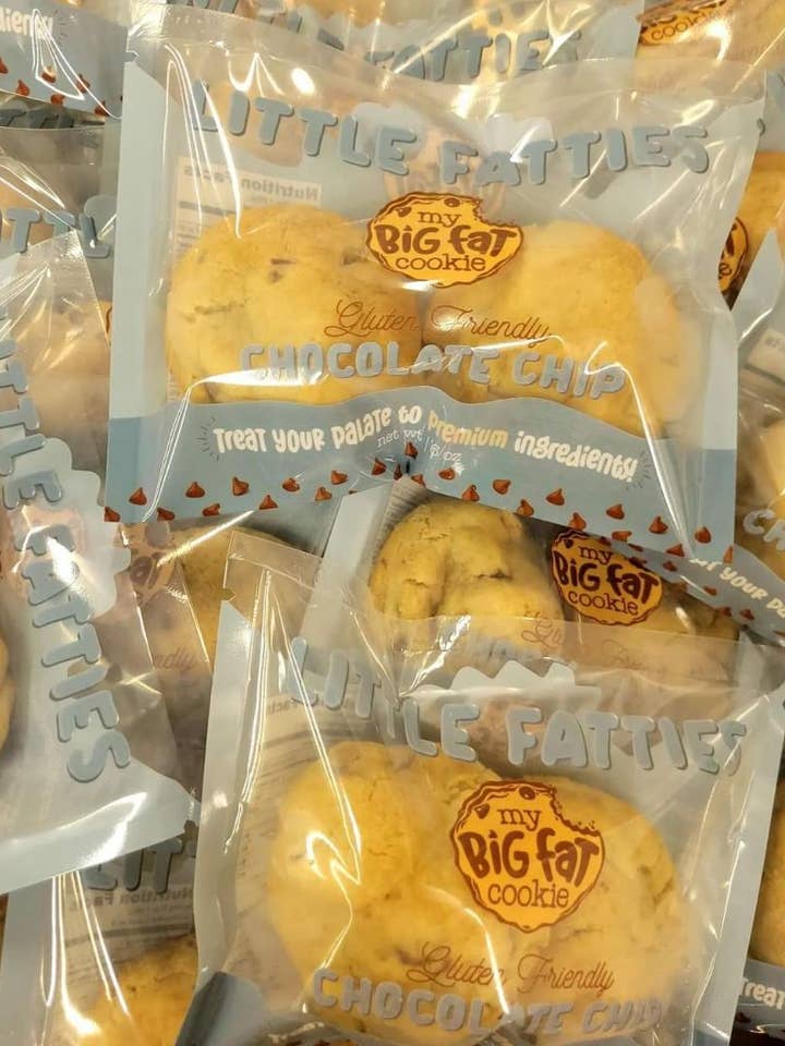 Little Fatties - Gluten "Friendly*" Chocolate Chip - 2 Pack for wholesale by My Big Fat Cookie