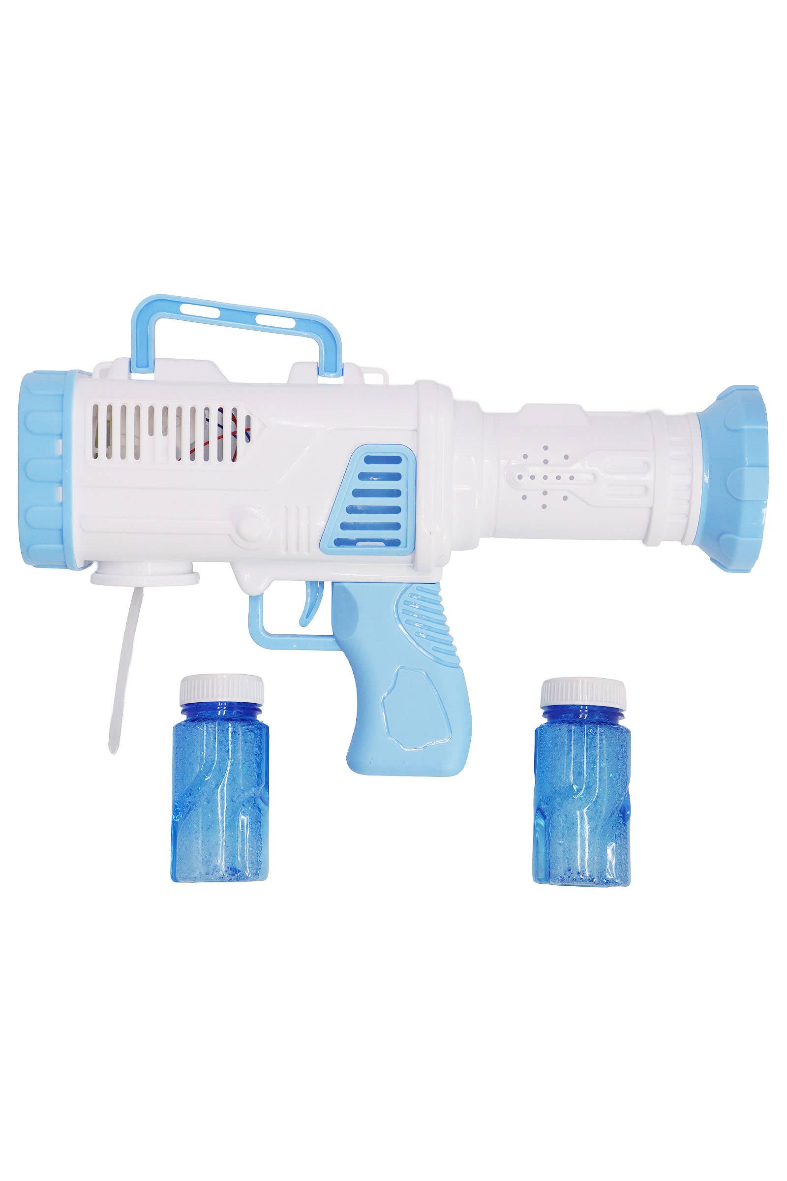 ASSORTED 12 Emission Hole Electronic Bubble Gatling Gun for wholesale on Faire2