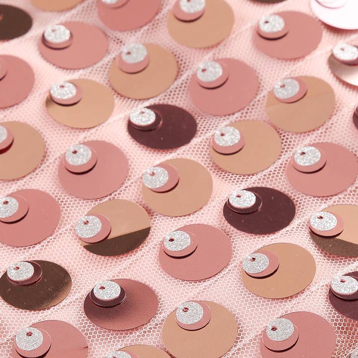 Pink DR0176 Sequin Splendor: Chic Party Slit Dress for wholesale on Faire10