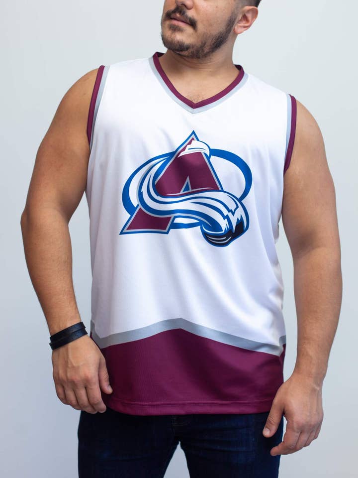 Tanque de hockey Colorado Avalanche A para venta al por mayor de Bench Clearers