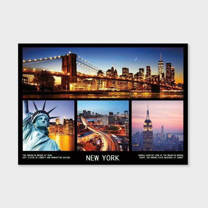 NYC Postcard - New York City - The Magic Hour - 50 qty. for wholesale by Blu Ink Press, Inc.