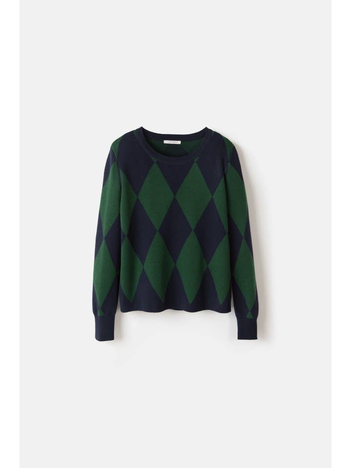 Lanidor - Venta al por mayor Sudadera - Mujer - Jersey de punto Argyle (437317-47)