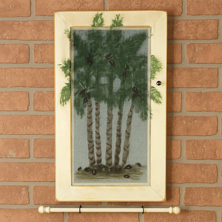 Jewelry Organizer Cabinet - Palm Trees Design for wholesale by Earring Holder Gallery