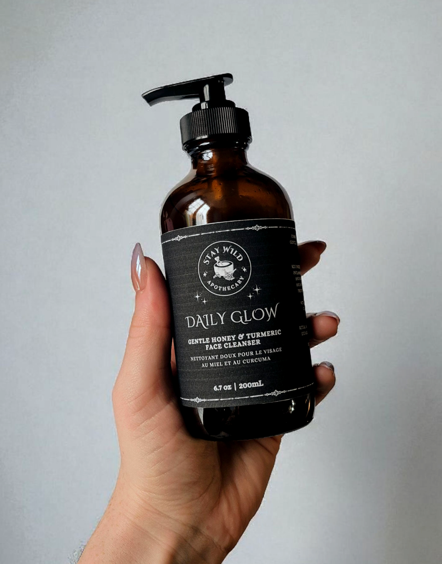 Stay Wild Apothecary - Wholesale Facial Cleanser - Daily Glow Organic Face Cleanser1