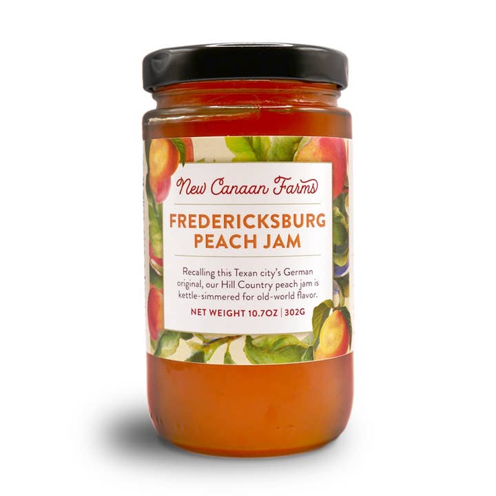 Pack de confitures de pêche de Fredericksburg pour la vente par New Canaan Farms