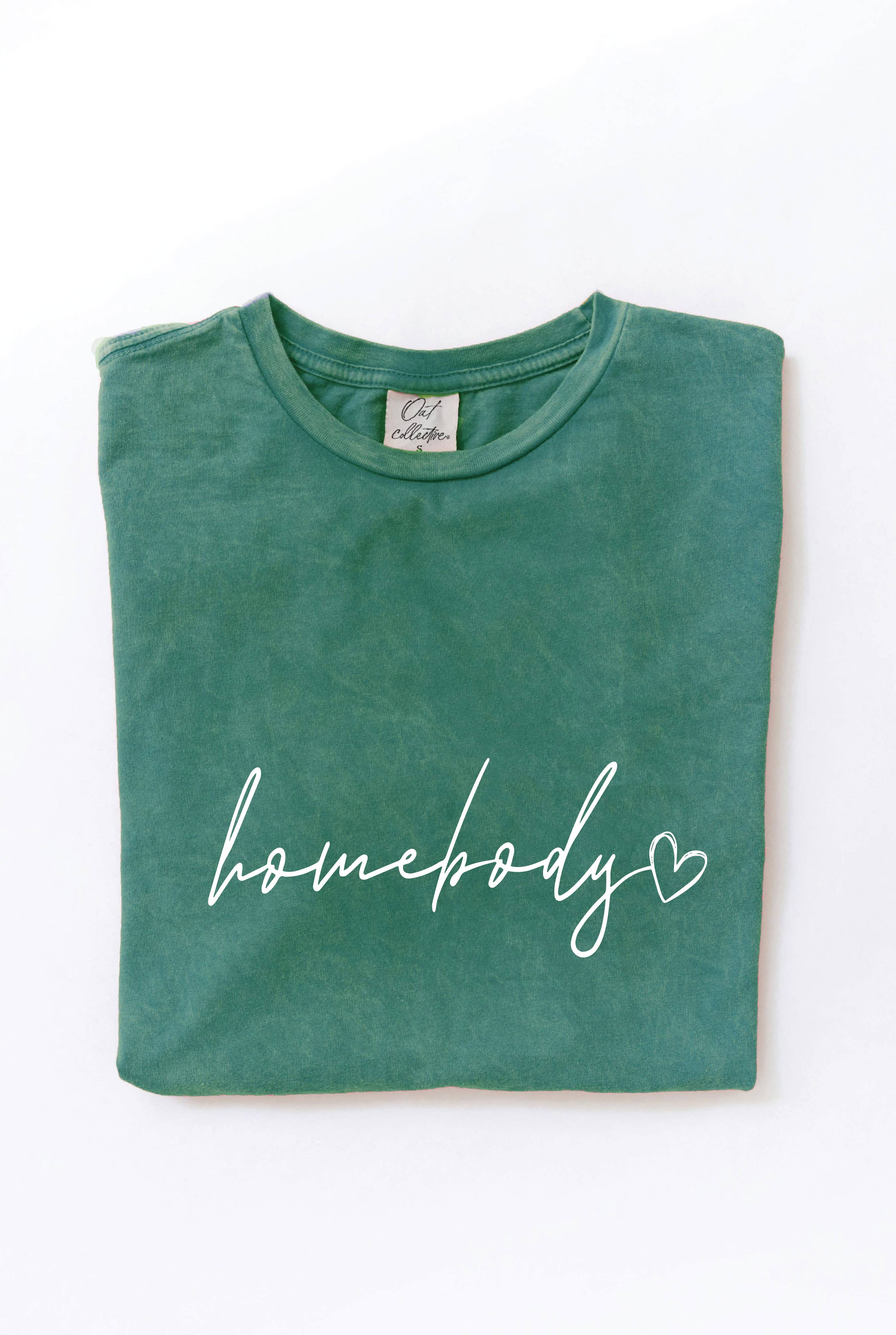 OAT COLLECTIVE – Engroshandel T-shirt med print - Dame – HOMEBODY Mineral grafisk top6