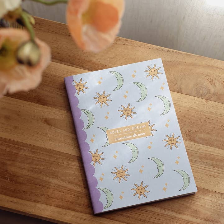 Celestial Dreams Notebook for wholesale by conscious mae