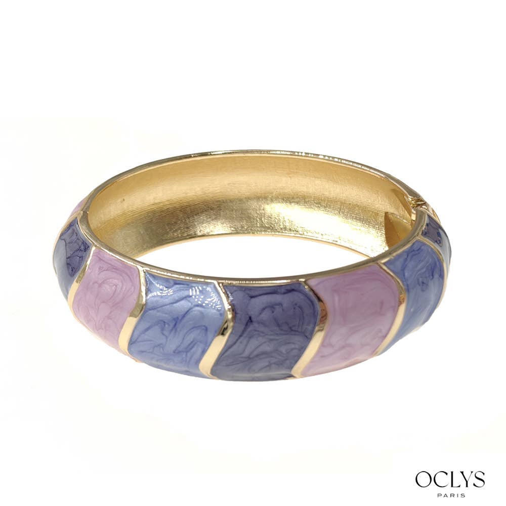 Oclys – wholesale Bangle bracelet – Nina colored enamel bangle bracelet3