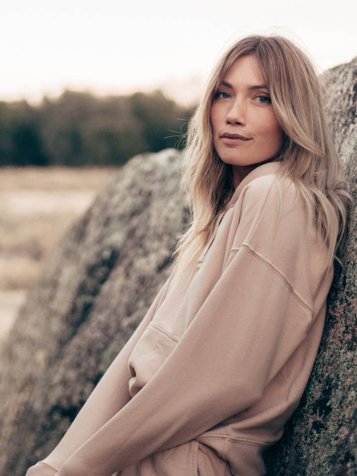 Graceful District - Wholesale Hoodie - Women's - Almond Chateau Hoodie