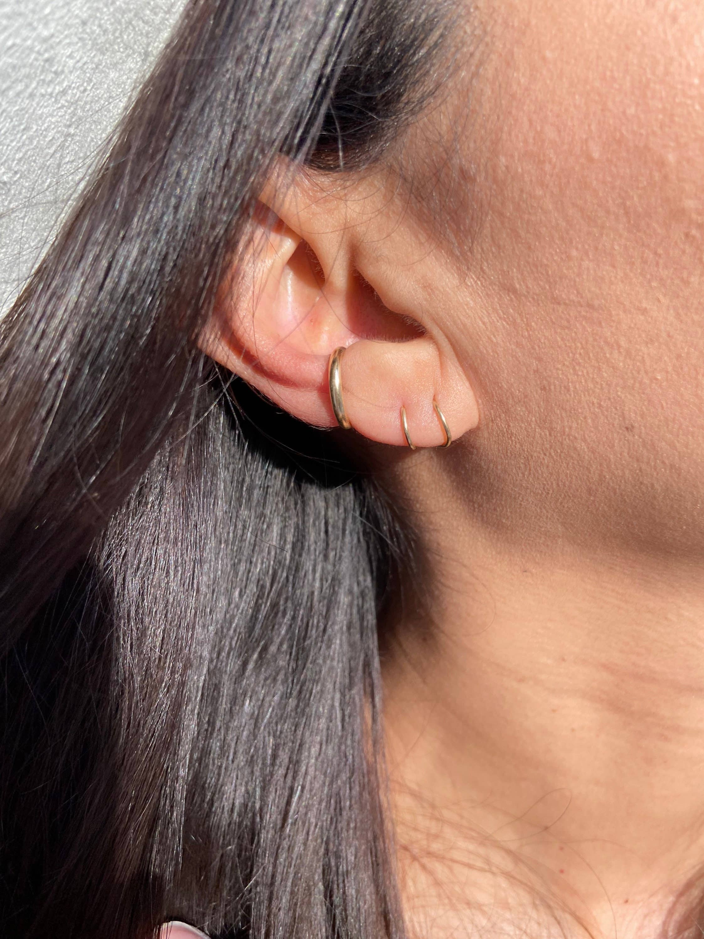 AVA Handmade Jewelry – Großhandel Hoops – Endlose winzige Reifen; Nasenring; Nasenring; Nasenpiercing Ring; Goldener Nasenring; silberner Nasenring; winziger Nasenring; 6 mm; 7 mm; 8 mm; 9 mm; 10 mm5