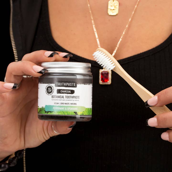 Truthpaste - Wholesale Toothpaste - Activated Charcoal zero-waste toothpaste. Fluoride free