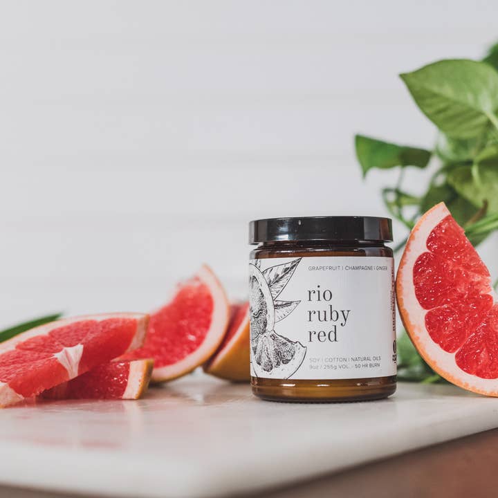 Broken Top Brands – Großhandel Kerze im Glas / gefüllte Kerze – Rio Ruby Red 9oz Sojakerze1