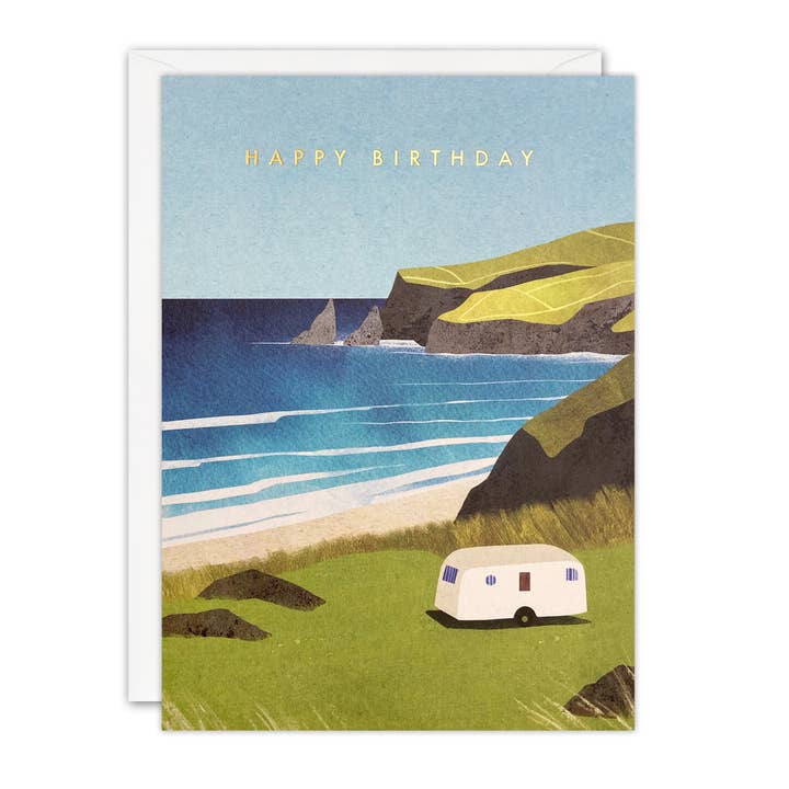 James Ellis - Wholesale Birthday Card - Caravan Birthday Offshore Card