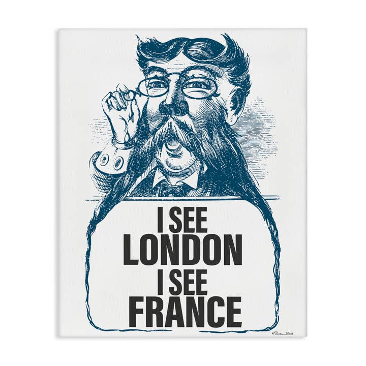 Stupell Industries - Wholesale Wall Sign - I See London & France - Unframed Wall Art5