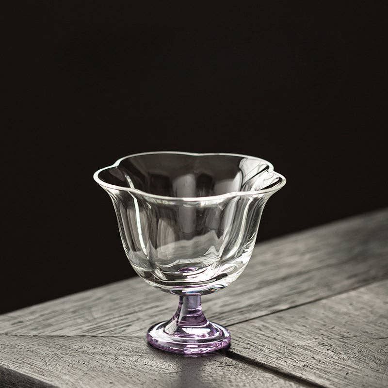 Gohobi （We cover U.S. import duties） - Vente Tasse à café/thé - Gohobi Tasse à Thé Haute en Verre Borosilicate avec Pied – Tasse Maître Transparente Résistante à la Chaleur pour Thé Gongfu, Vaisselle à Thé Chinoise pour Usage Domestique4