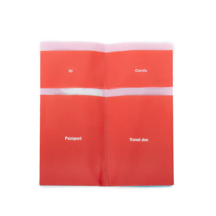 Helio Ferretti Co - Wholesale Passport Case - Unisex - Red Passport Holder HF