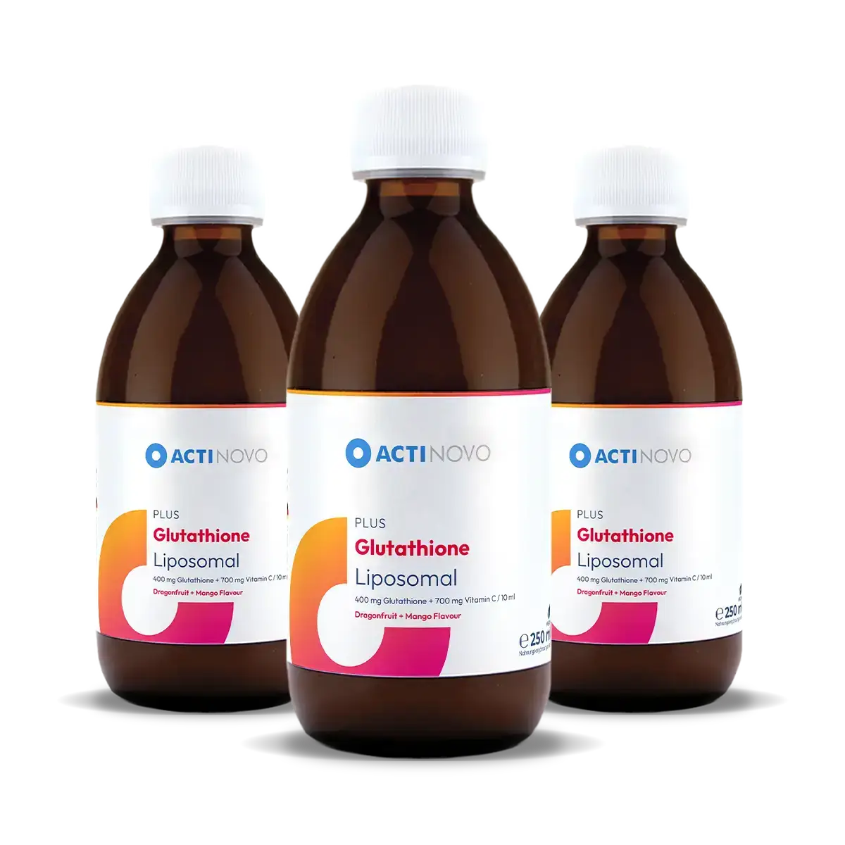 ActiNovo - Vendita all'ingrosso Vitamine/integratori orali - Glutatione liposomiale | Dragonfruit e mango3