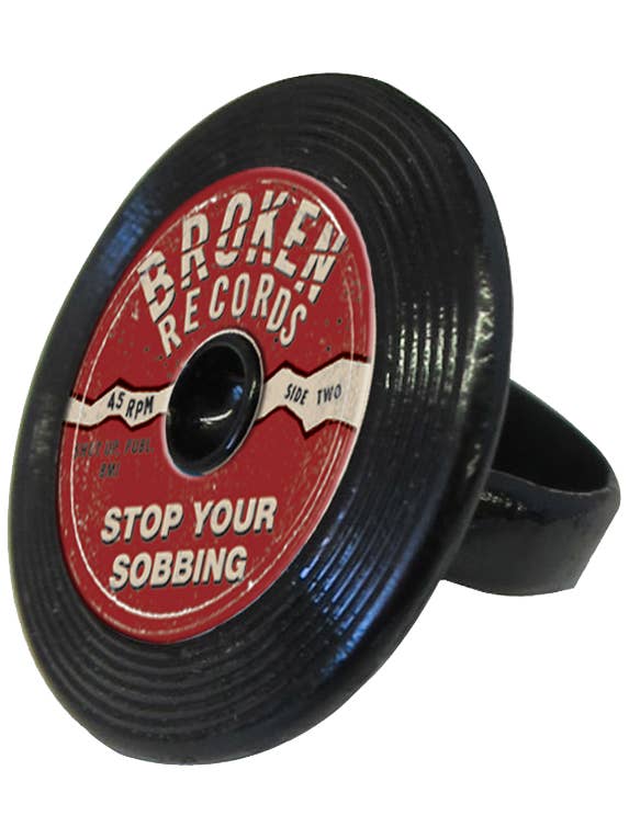 Stop Your Sobbing - Record Ring for wholesale by Classic Hardware