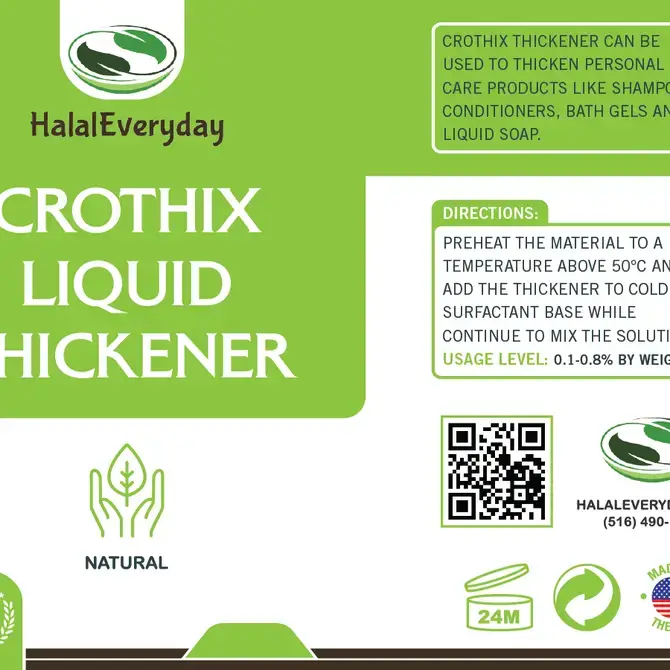 HalalEveryDay - Vente Shampoings - Épaississant liquide Crothix1