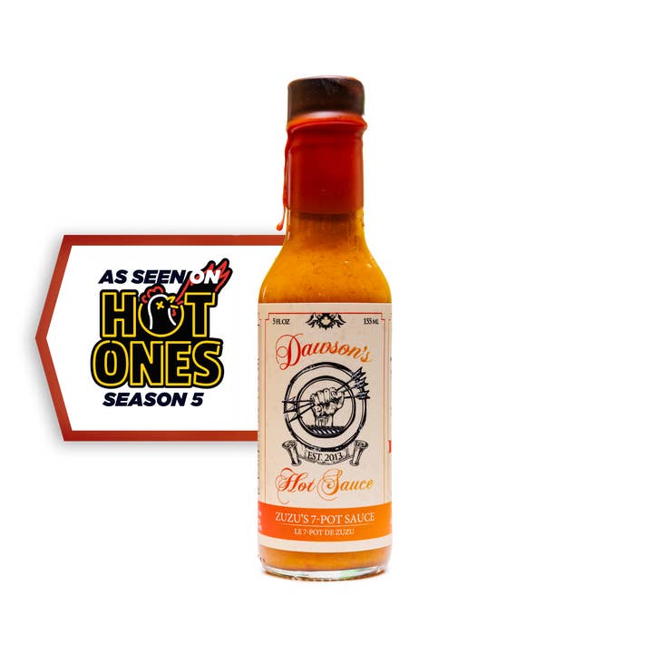 Zuzu's 7-Pot Sauce - Season 22 Hot Ones - Sauce #9 for wholesale by Dawson's Hot Sauce