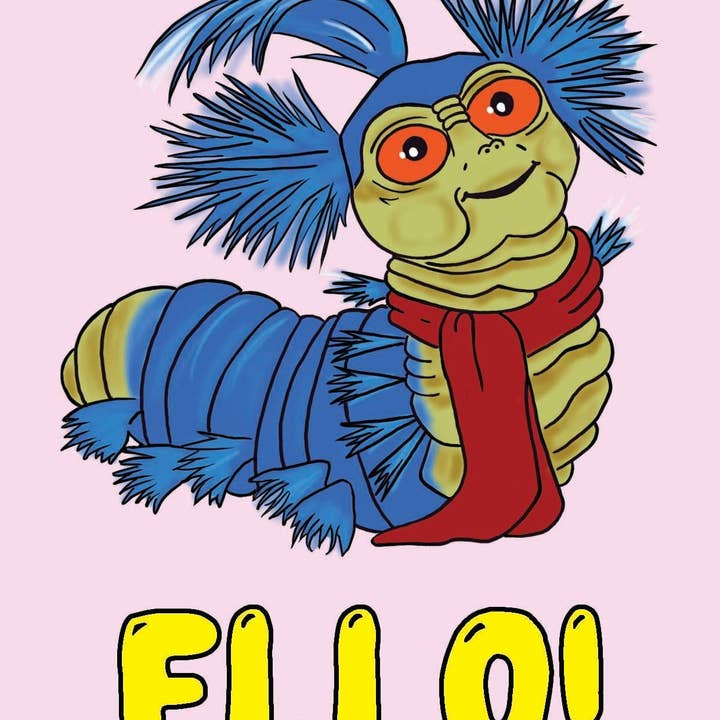 Bite Your Granny - Wholesale Everyday Greeting Card - BYG064 Ello Labyrinth Worm Greetings Card