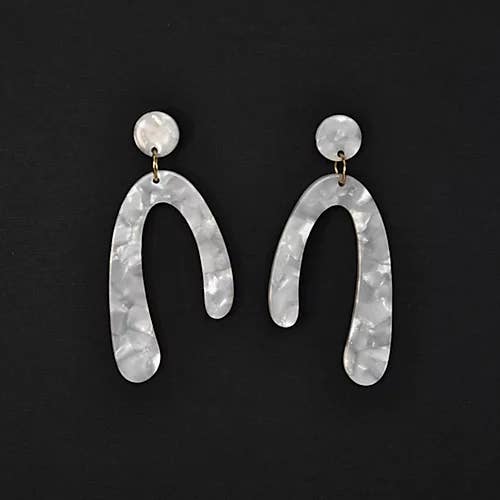 Mod Wishbone Earrings for wholesale by Lena Vera