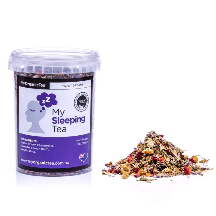 My Sleeping Tea 60 Grams (30 Serves) Organic Tea Product for wholesale by Organitea Australia