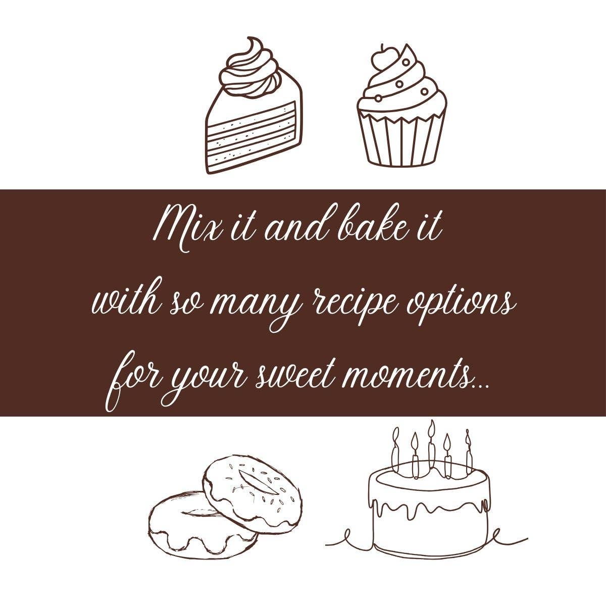 Multi Colored Naturiga Gluten Free Cacao Cake Mix (260 Gr) for wholesale on Faire5