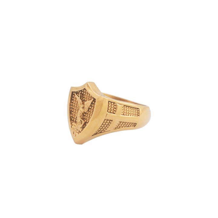 St. Michael Ring - Gold for wholesale by Marcozo