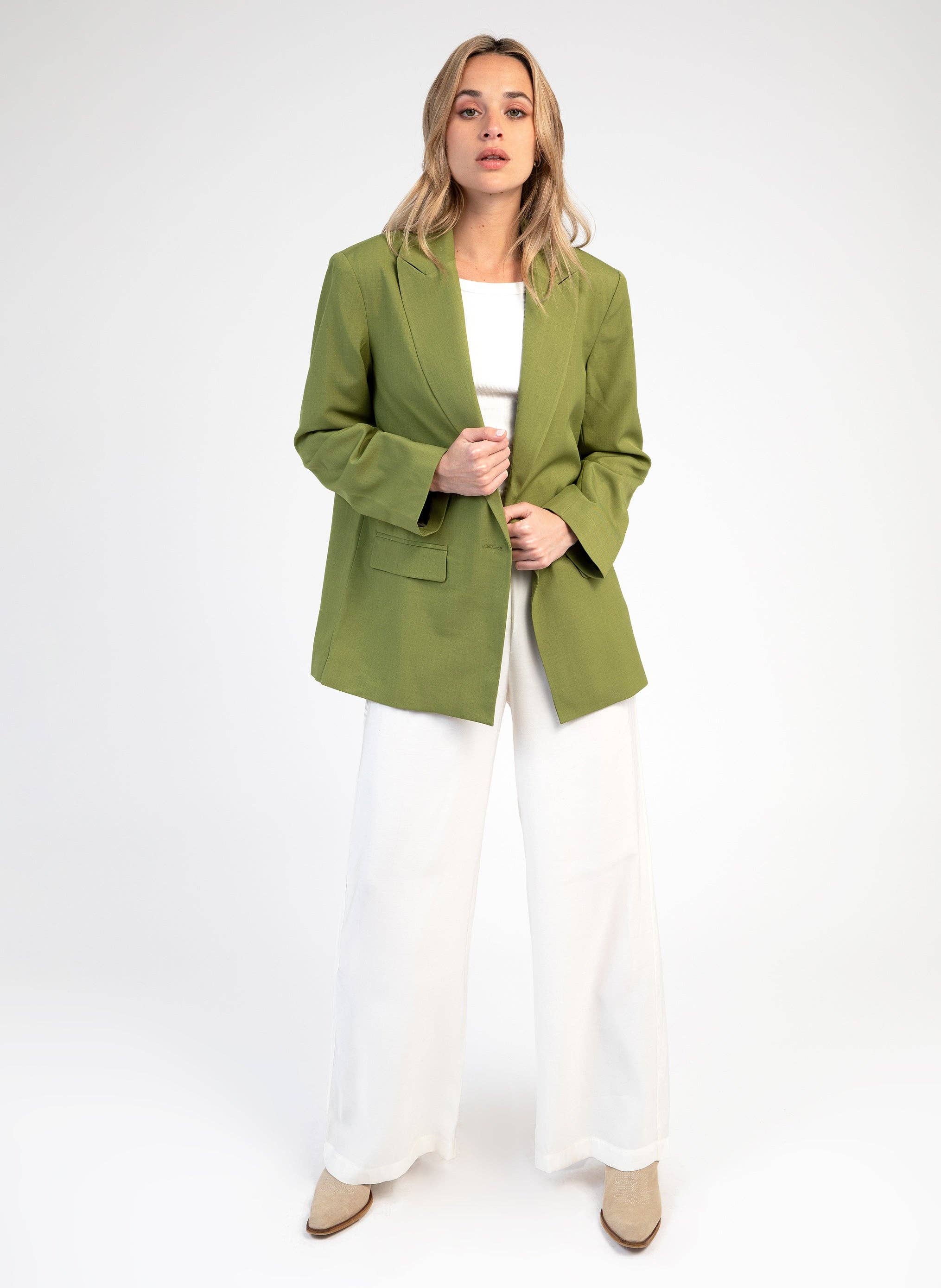 An'ge - Wholesale Blazer - Women's - ZOELIE kiwi JACKET2