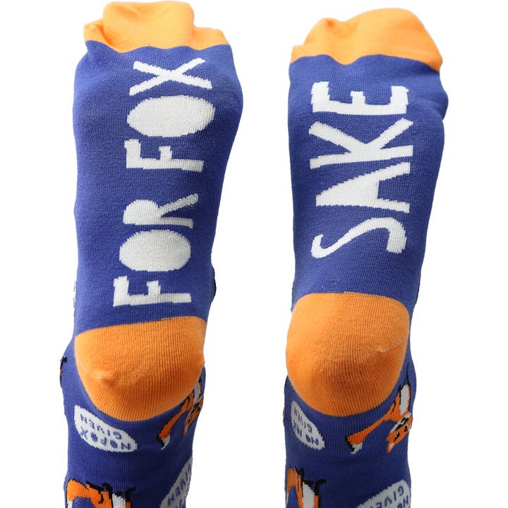 Pavilion - Wholesale Socks - Unisex - For Fox Sake - M/L Unisex Cotton Blend Sock9
