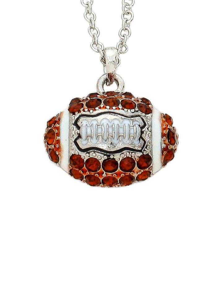 Crystal Football Necklace for wholesale by Embellish Your Life