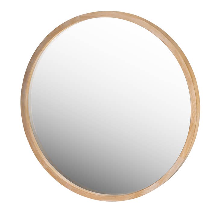 Tina Miroir en bois massif clair 95 cm pour la vente par One Six Eight London by PS Home and Living