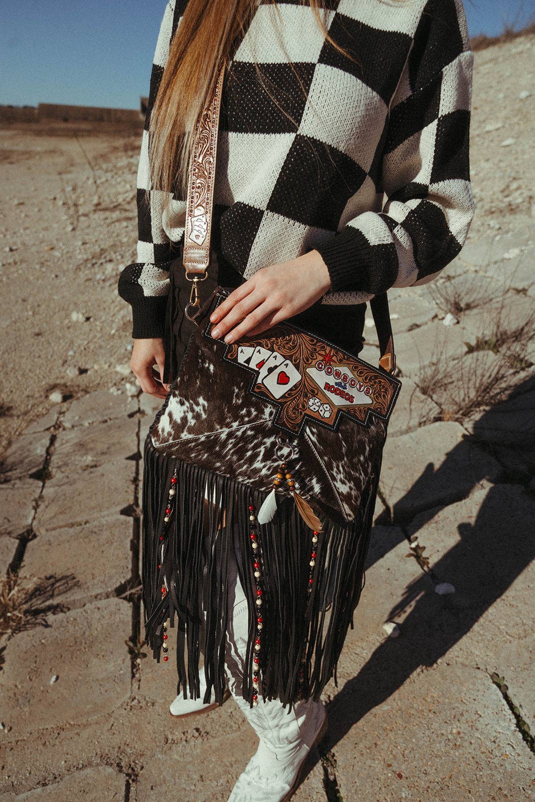 Haute Southern Hyde – Engroshandel Crossbodytaske - Dame – Cowboys og rodeoer En Haute Southern Hyde af Beth Marie Exclu3