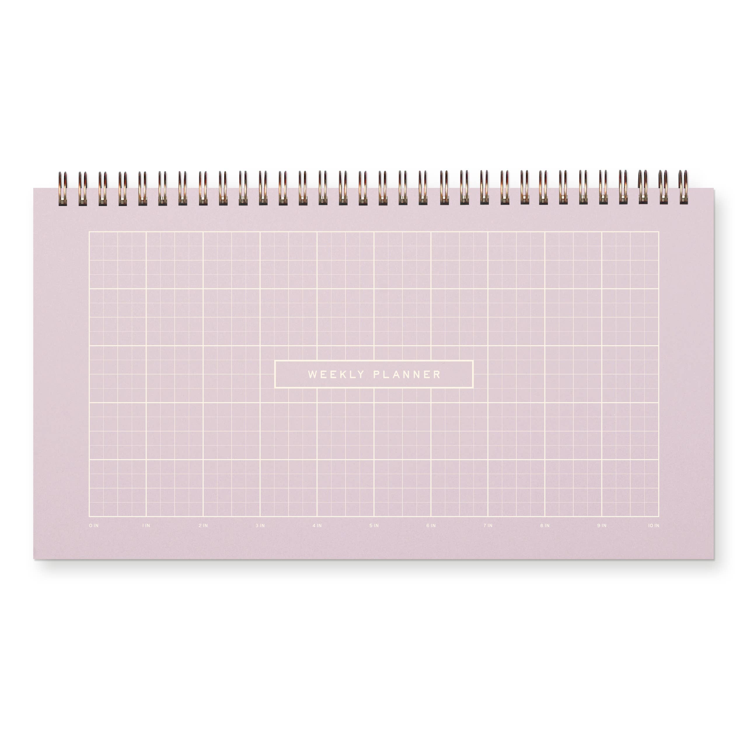 Ruff House Print Shop - Vendita all'ingrosso Planner - Pianificatore Settimanale da Scrivania con Griglia e Righello1