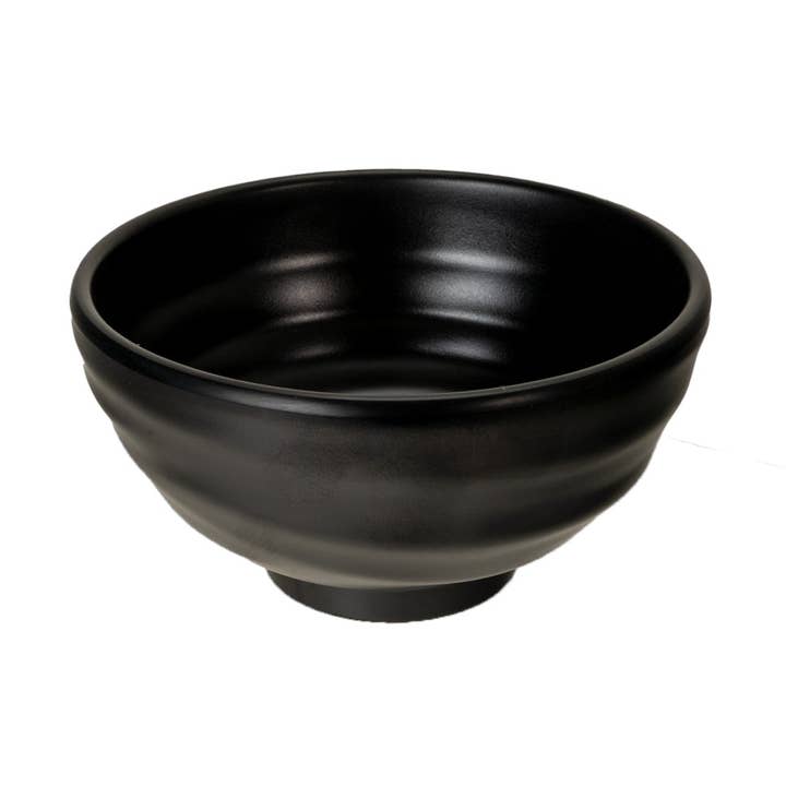 4,25 „D rund skål mat sort melamin serie (20/120) for engroshandel hos Urban Tokyo