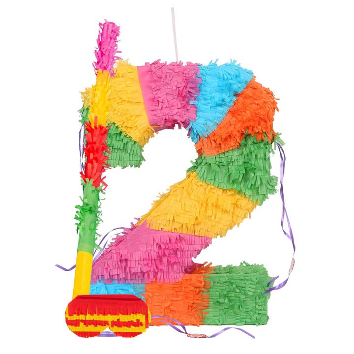 Number 2 Pop-Out Pinata with Blindfold - 35cm x 7.5cm x 50cm and other Purchase Wholesale local vertical blind. Free Returns & Net 60 Terms on Faire trending on Faire.