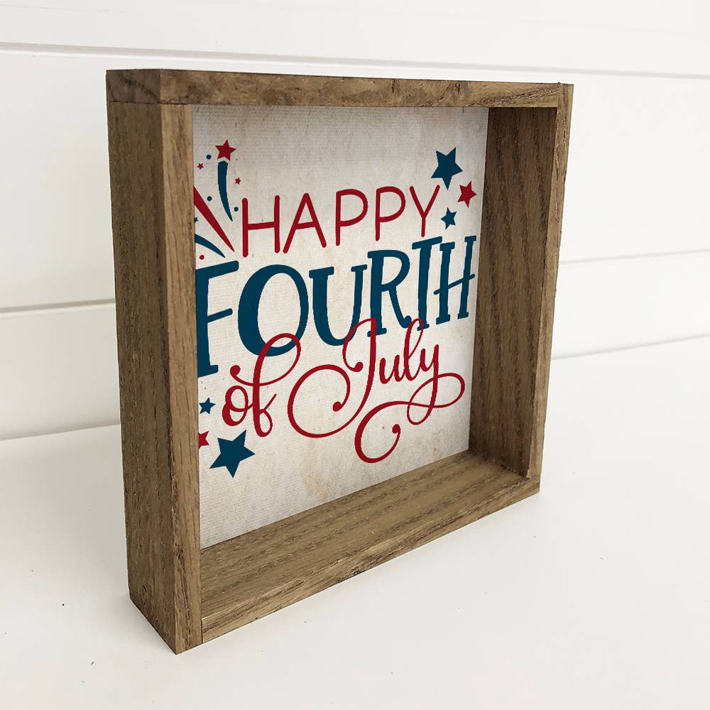 Hangout Home – wholesale Sign – July Décor- Happy FOURTH of July- Summer Decor1