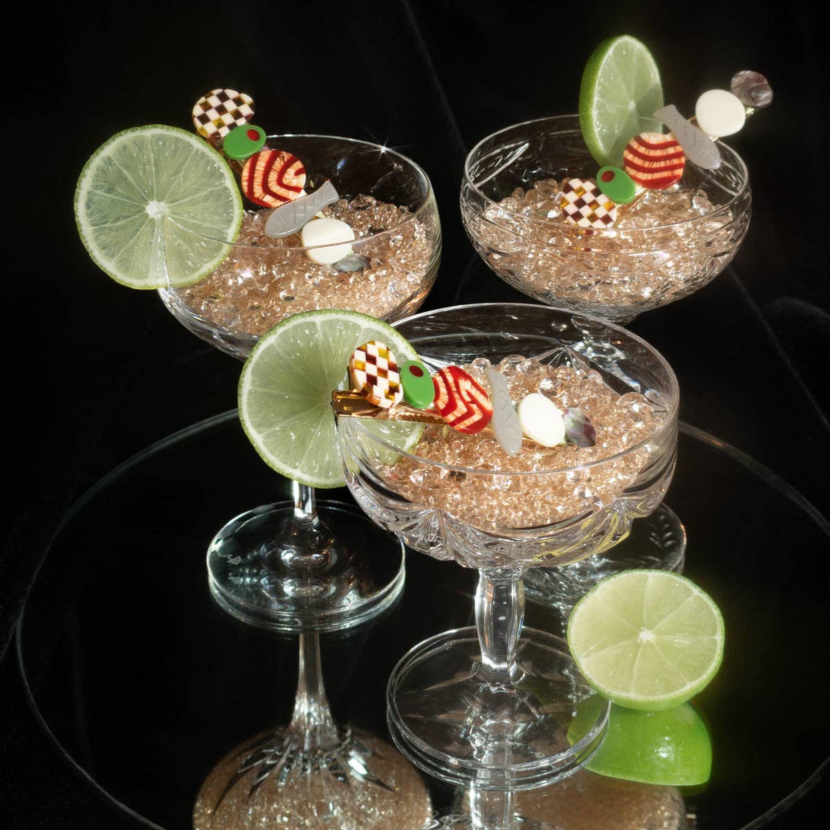 WINONA IRENE - Wholesale Hair Clip - Women's - Hors D’oeuvre Appetizer Multicolor Alligator Hair Clip12