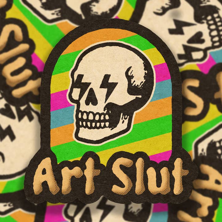 Autocollant Vinyle Art Slut pour la vente par SheeleyCo