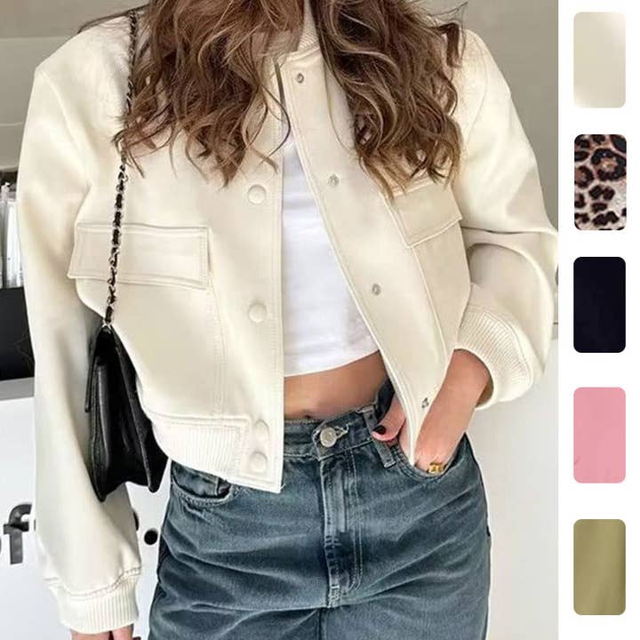 Manteau élégant et décontracté à manches longues, fermeture par un seul bouton pour la vente par Halcyon Outfitters®