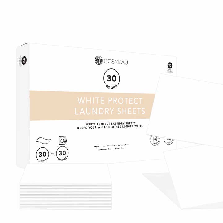 Bamboozy x Cosmeau – wholesale Pulvertvättmedel/tvättmedelstabletter – Cosmeau Vit Skydda Tvätt Lakan