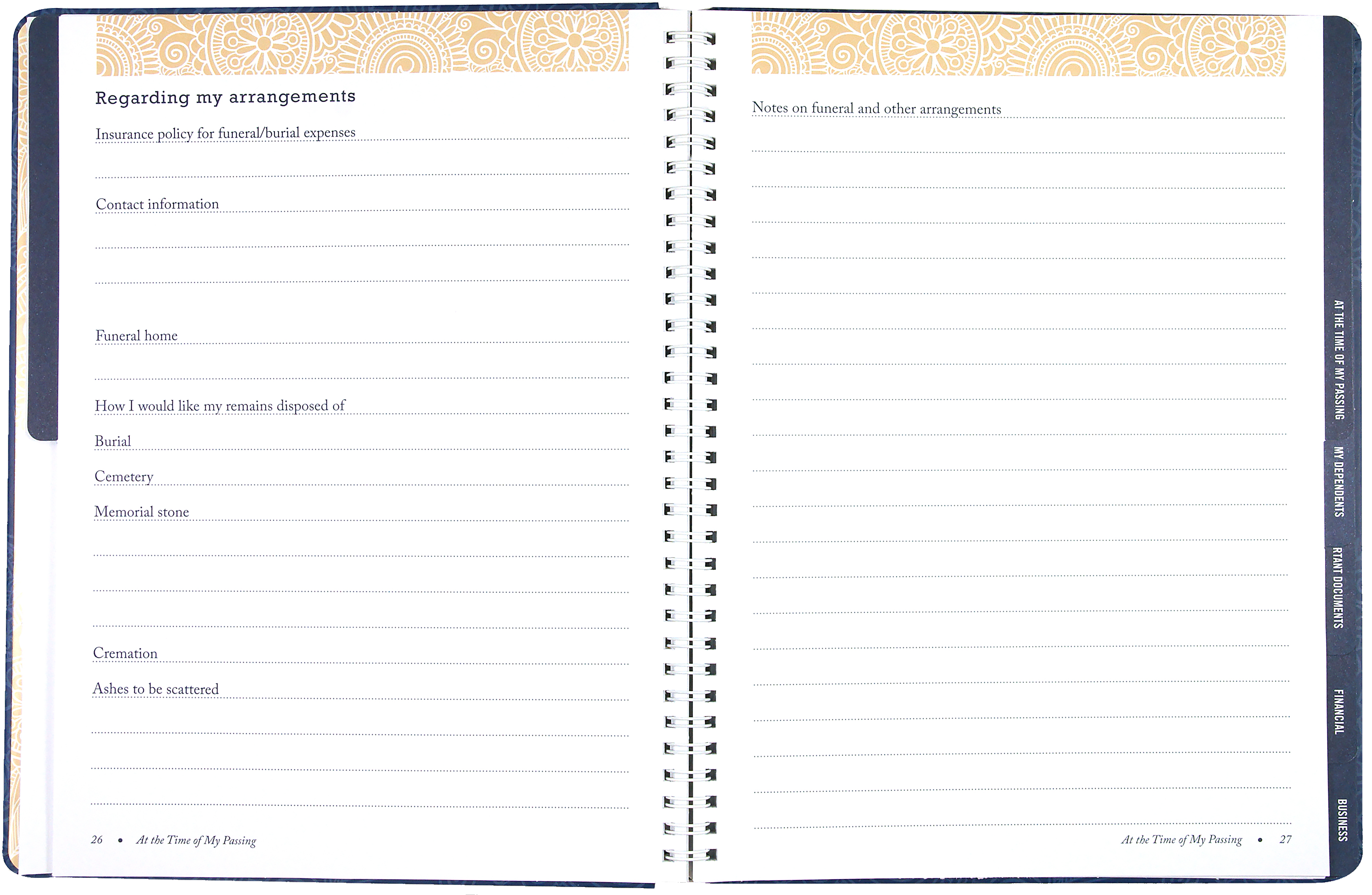 Peter Pauper Press - Wholesale Planner - I'm Dead, Now What? Organizer5