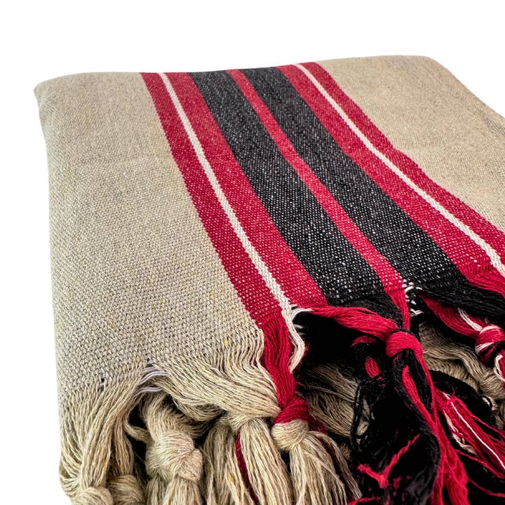 Buld&Co. - Wholesale Beach Towel - VERA Striped Turkish Towel, Peshtemal Cotton Beach Towel7