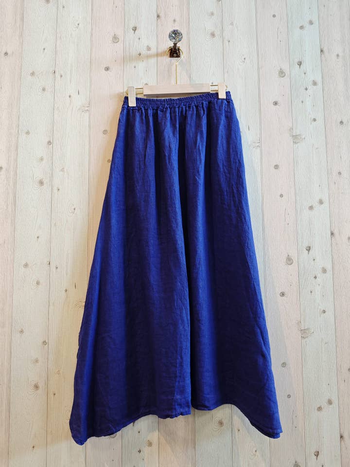 Linen & More - Wholesale Skirt - Women's - REF 1369 100% LINEN SKIRT