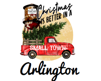 Hometown Candle Co. - Wholesale Jar/filled candle - Christmas is Better in a Small Town! (4-oz Tin)1