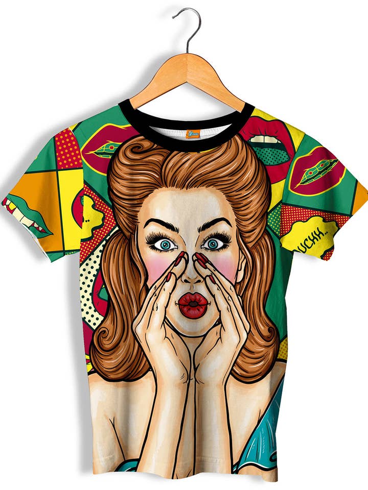 Fishikii Girl's Whisper Unisex T-Shirt | CAM.229 for wholesale by Fishikii