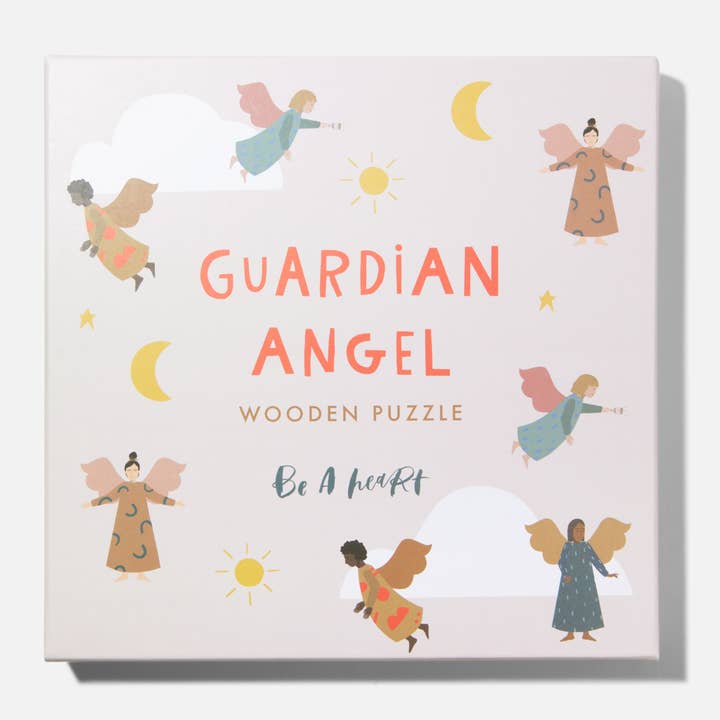 Be A Heart - Wholesale Puzzle - Kids - Guardian Angel Wooden Puzzle2
