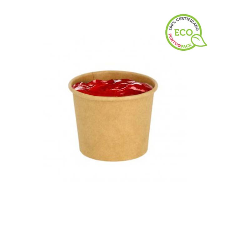 PUNTOQPACK – wholesale Burkar – Eco Kraft kartongsås Tub (90Ml)