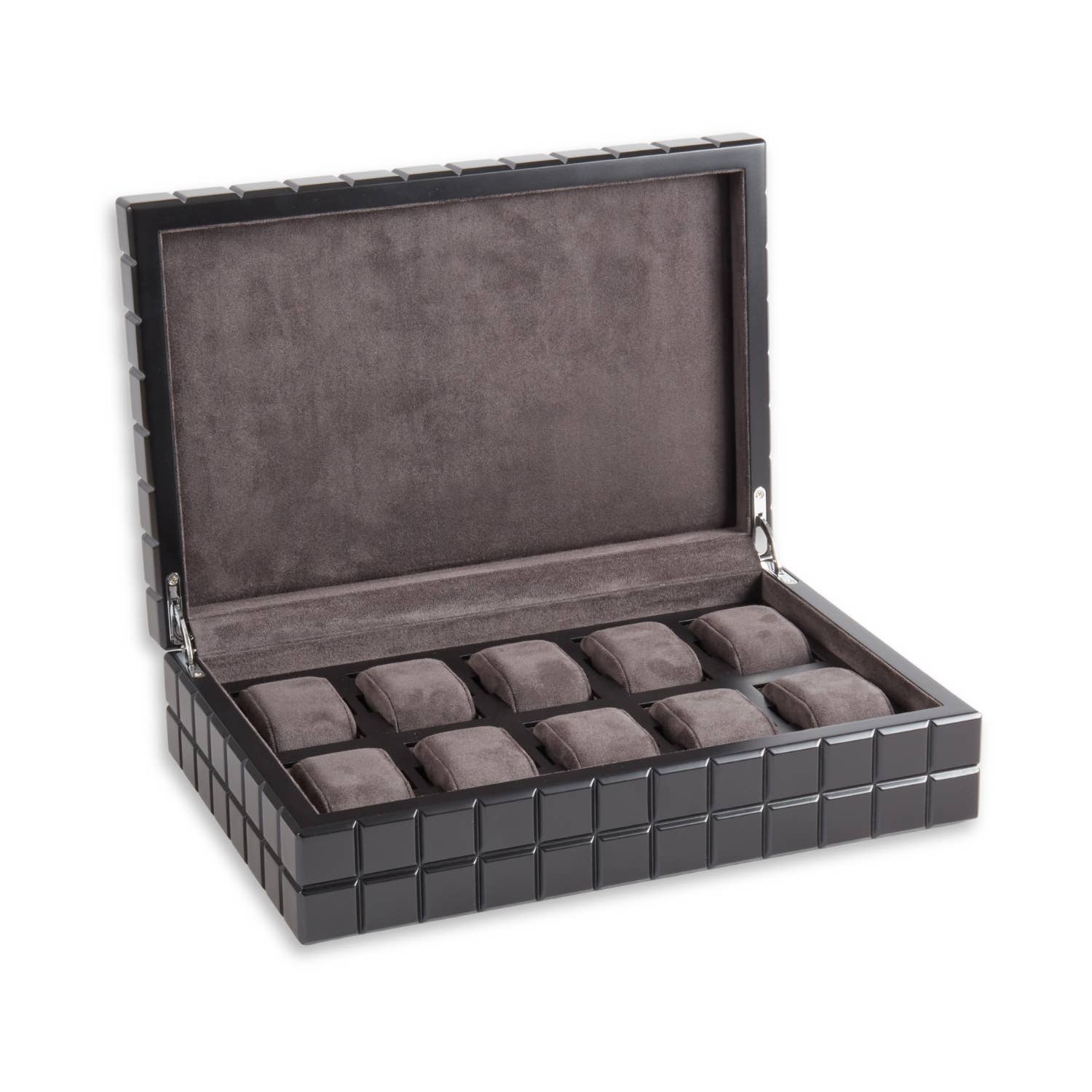BeyBerk International - Wholesale Jewelry Box/Organizer - Bogota Cube Design Ten Watch Case7